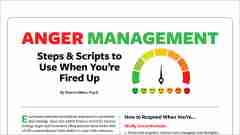 Anger management scrips, flashpoints, triggers